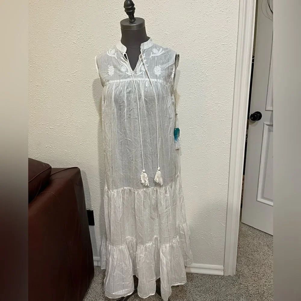 NWT true destinations beachwear dress